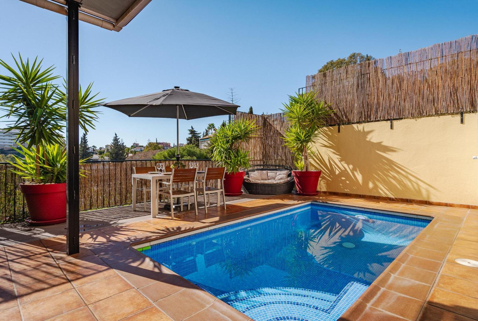 Private Luxurious Hillside Villa With Pool & Sea Views For 8 To 10 Ppl Fuengirola Ngoại thất bức ảnh