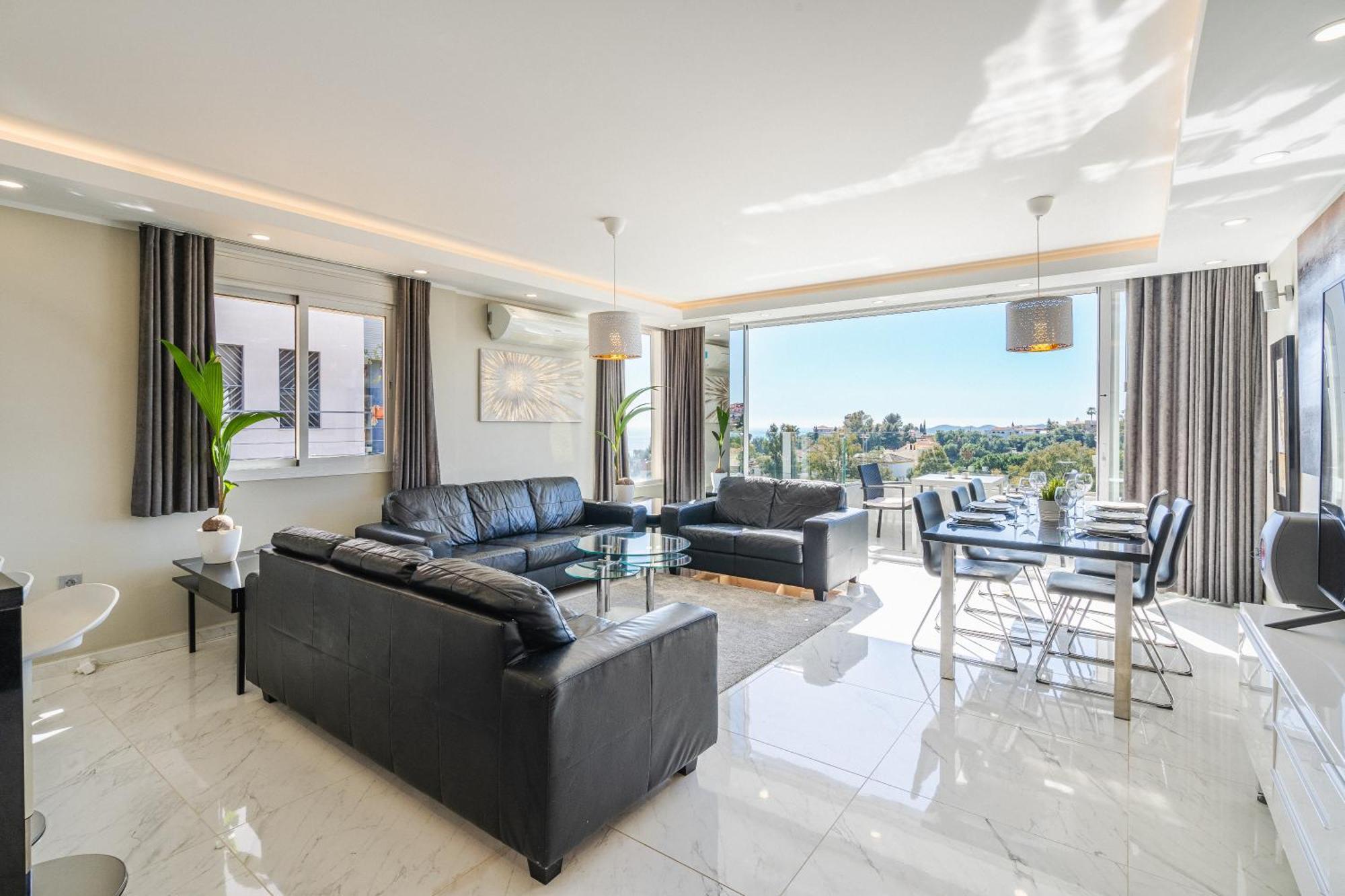 Private Luxurious Hillside Villa With Pool & Sea Views For 8 To 10 Ppl Fuengirola Ngoại thất bức ảnh